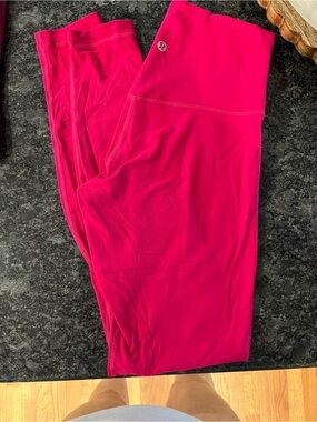 lululemon athletica Hot Pink Leggings